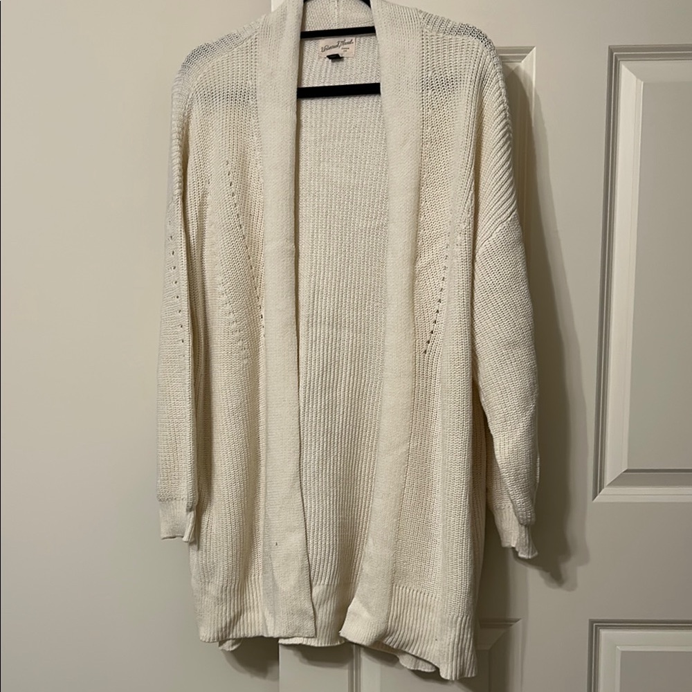 Universal Thread Cream Knit Cardigan Sweater